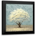 thumbnail image 1 of Marcon, Michael 20x20 Black Modern Framed Museum Art Print Titled - Blue Radiance I, 1 of 5