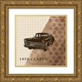 thumbnail image 1 of Marcon, Michael 20x20 Gold Ornate Wood Framed with Double Matting Museum Art Print Titled - Classy Ride III, 1 of 4