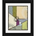 thumbnail image 1 of Marcon, Michael 20x24 Black Ornate Wood Framed with Double Matting Museum Art Print Titled - Lemon Lime Play II, 1 of 4