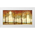 thumbnail image 1 of Marcon, Michael 24x14 White Modern Wood Framed Museum Art Print Titled - Forest Panel, 1 of 4