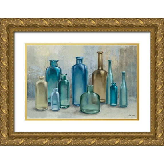 Marcon, Michael 24x17 Gold Ornate Wood Framed with Double Matting Museum Art Print Titled - Glass Reflections