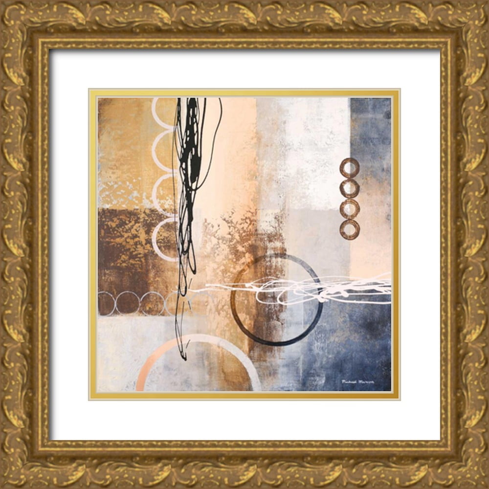 Marcon, Michael 26x26 Gold Ornate Wood Framed with Double Matting