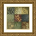 thumbnail image 1 of Marcon, Michael 26x26 Gold Ornate Wood Framed with Double Matting Museum Art Print Titled - October Collage I, 1 of 4