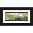 thumbnail image 1 of Marcon, Michael 32x13 Black Ornate Wood Framed with Double Matting Museum Art Print Titled - Colorful Sunrise I, 1 of 4
