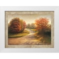 thumbnail image 1 of Marcon, Michael 32x25 White Modern Wood Framed Museum Art Print Titled - Autumn Lane I, 1 of 4