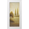 thumbnail image 1 of Marcon, Michael 8x14 White Modern Wood Framed Museum Art Print Titled - Beyond Elgin I-evergreen trees, 1 of 4