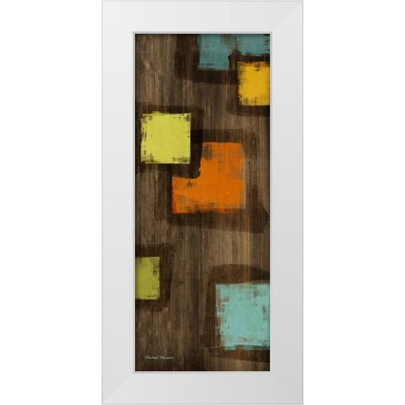 Marcon, Michael 8x14 White Modern Wood Framed Museum Art Print Titled - Juna I