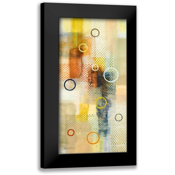 Marcon, Michael 9x14 Black Modern Framed Museum Art Print Titled - Floating Forms II