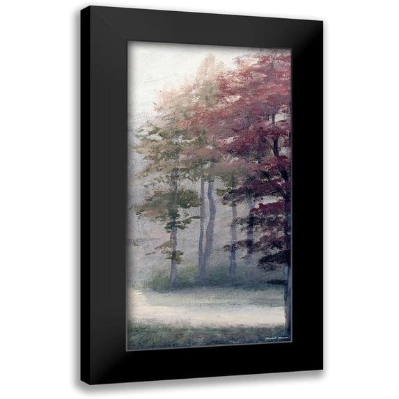 Marcon, Michael 9x14 Black Modern Framed Museum Art Print Titled - Mist October Trees