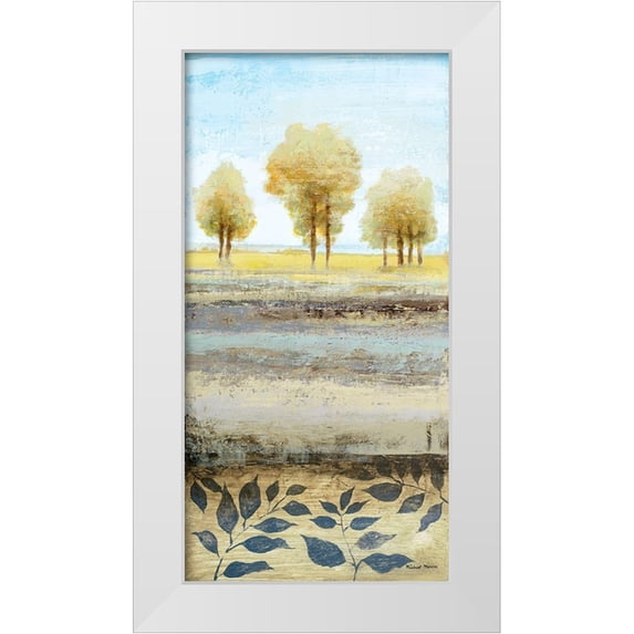 Marcon, Michael 9x14 White Modern Wood Framed Museum Art Print Titled - Tree line II