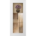 thumbnail image 1 of Marcon, Michael 9x18 White Modern Wood Framed Museum Art Print Titled - Floral Motif I, 1 of 4