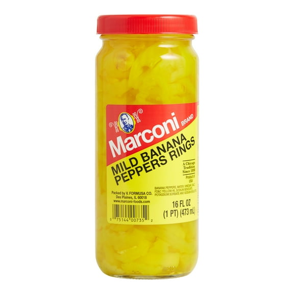 Marconi Mild Banana Pepper Rings 16 oz.