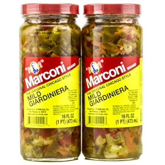 Marconi Mild Giardiniera, 16 Ounce (Pack Of 2)