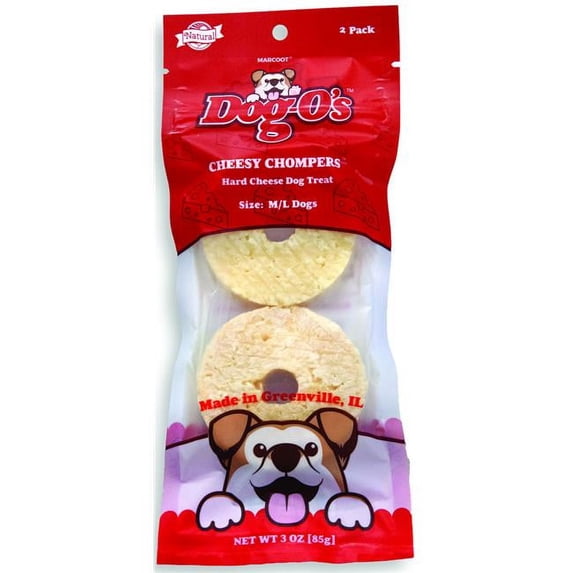 Marcoot Jersey Creamery 891101 Dolchomp Natural Os Cheesy Chompers Dog Treats - Large