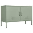 thumbnail image 1 of Marcree 2 Door Metal Accent Cabinet, Metal Locker Storage Cabinet,TV Stand Storage Cabinet for Bedroom Home,Office, 1 of 7