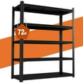 thumbnail image 1 of Marcree 47.2''W Garage Shelving Heavy Duty Storage Shelves,3000LBS Load Metal Shelves Garage Storage Shelf, Basement Storage Utility Shelves,5 Tier Industrial Shelving Units,24" D x 47" W x 72" H, 1 of 9