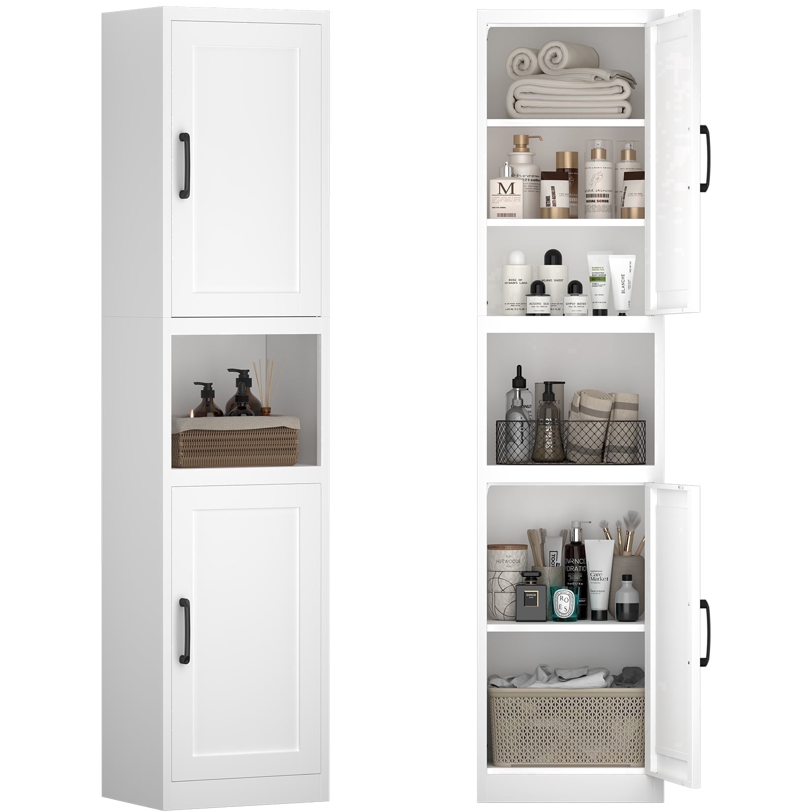White (bathroom cabinet)