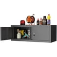 thumbnail image 1 of Marcree Metal Garage Storage Cabinets, Lockable Storage Cabinet with Doors, Wall Mount Cabinet Storage with Lock, Hanging Floating, 1 of 7