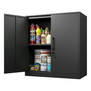 Marcree  Metal Wall Garage Cabinet, Wall Storage Cabinet with Adjustable Shelf,Locking Wall Storage Cabinets, Steel Wall Mounted Cabinet for Home Office