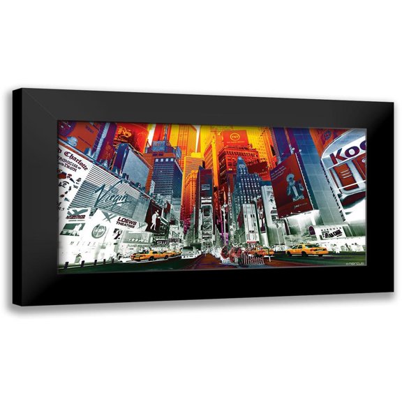 Marcus 14x9 Black Modern Framed Museum Art Print Titled - NY Perspective