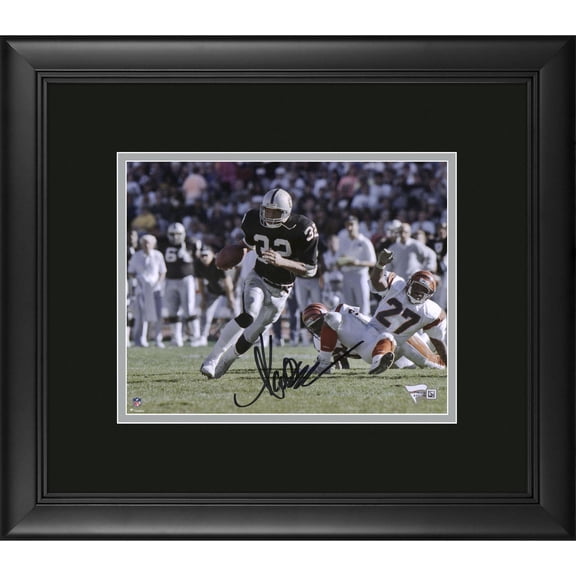 Marcus Allen Las Vegas Raiders Framed Autographed 8'' x 10'' vs. Cincinnati Bengals Photograph - Fanatics Authentic Certified