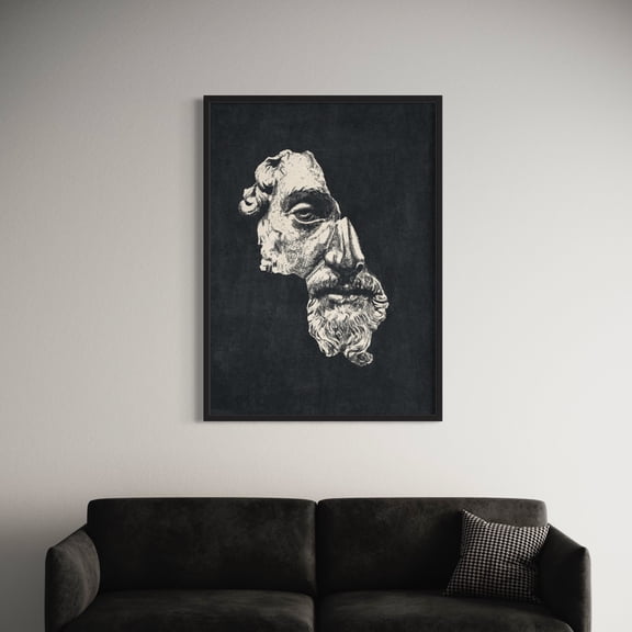 Marcus Aurelius Antoninus Augustus Poster Vintage Style Wall Decor Physical Poster , Poster Print Only