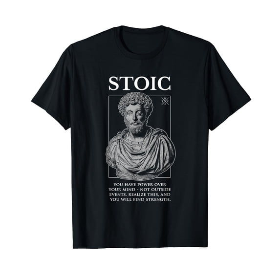Marcus Aurelius “Find Strength” Stoicism Quote T-Shirt