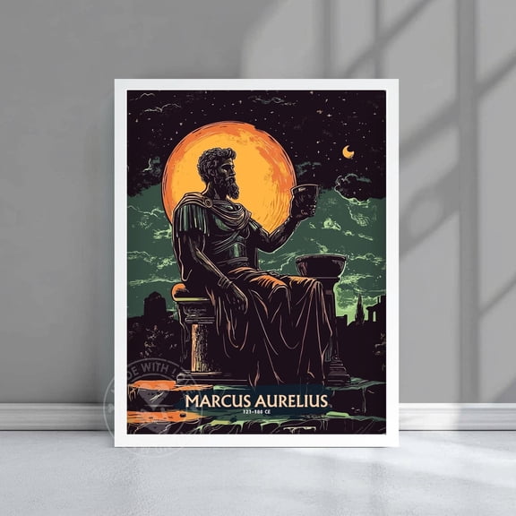 Marcus Aurelius Print: Stoic Philosophy Wall Art ()