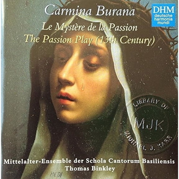 Marcus / Binkley / Morrison - Carmina Burana - Passion P - Music & Performance - CD