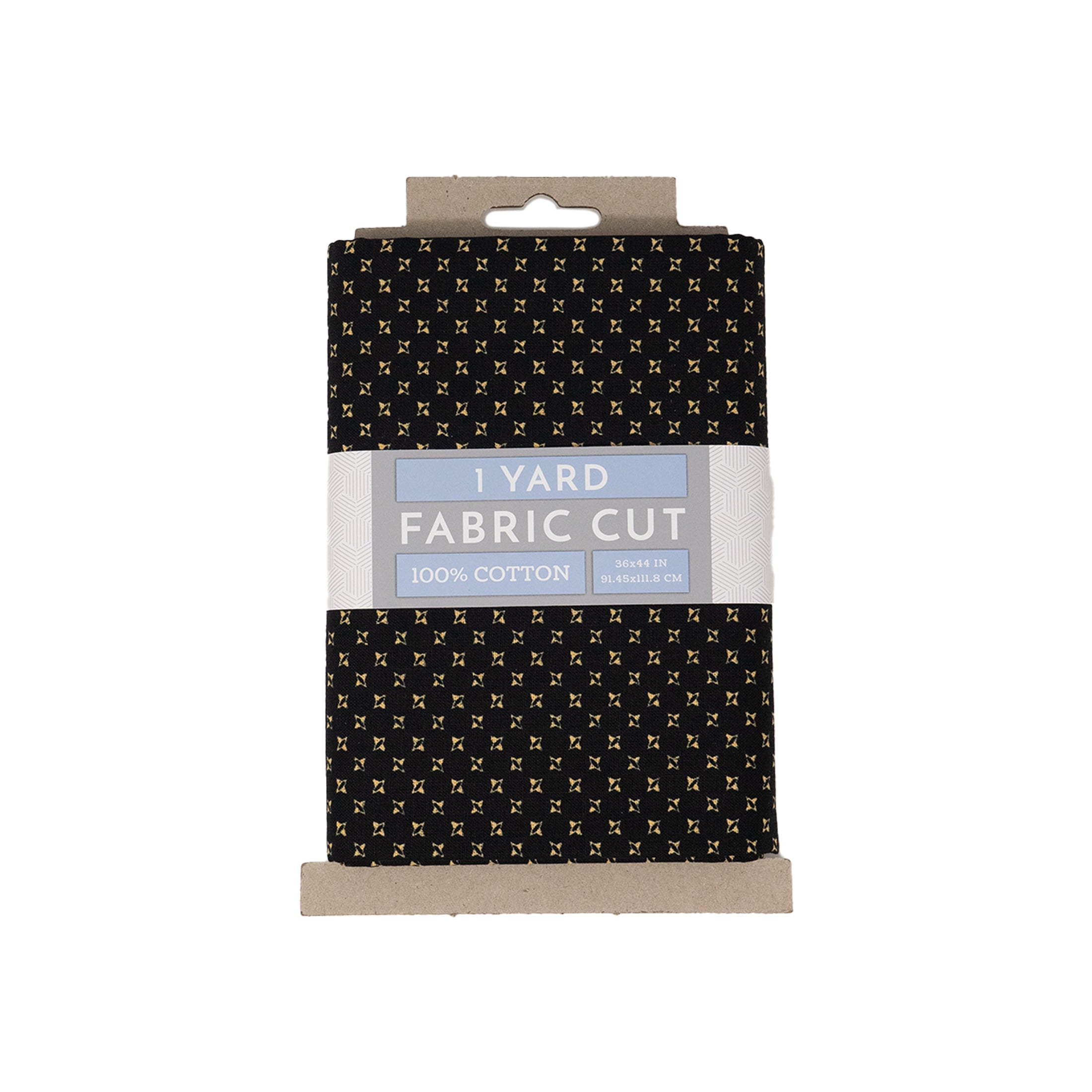 Marcus Brother 1 Yard Cut 100% Cotton Print Fabric, Noir Black, 44" Wide for Quilting & Sewing