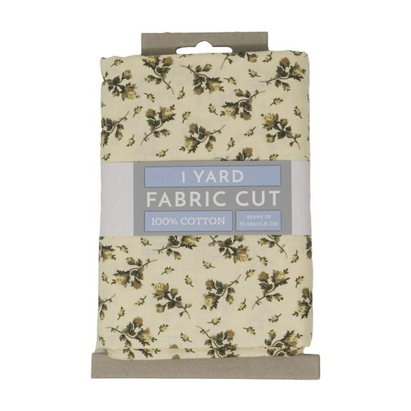 Marcus Brother 1 Yard Cut 100% Cotton Print Fabric, Noir Rose, 44" Wide for Quilting & Sewing