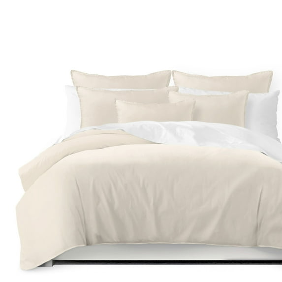 Marcus Ivory Comforter Set Queen