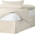 thumbnail image 1 of Marcus Ivory Platform Bed Skirt Queen 15" Drop, 1 of 4