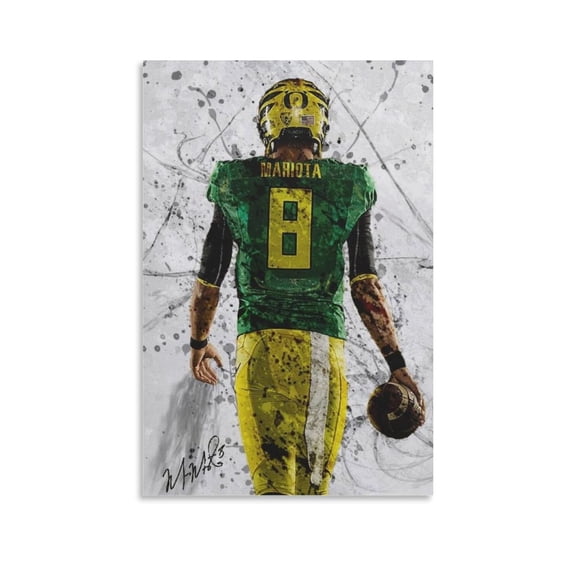 Marcus Mariota Poster Canvas Poster Home Decor Poster Wall Art Hanging Picture Print Bedroom Decorative Painting Posters Room Aesthetic 24x36inch(60x90cm)