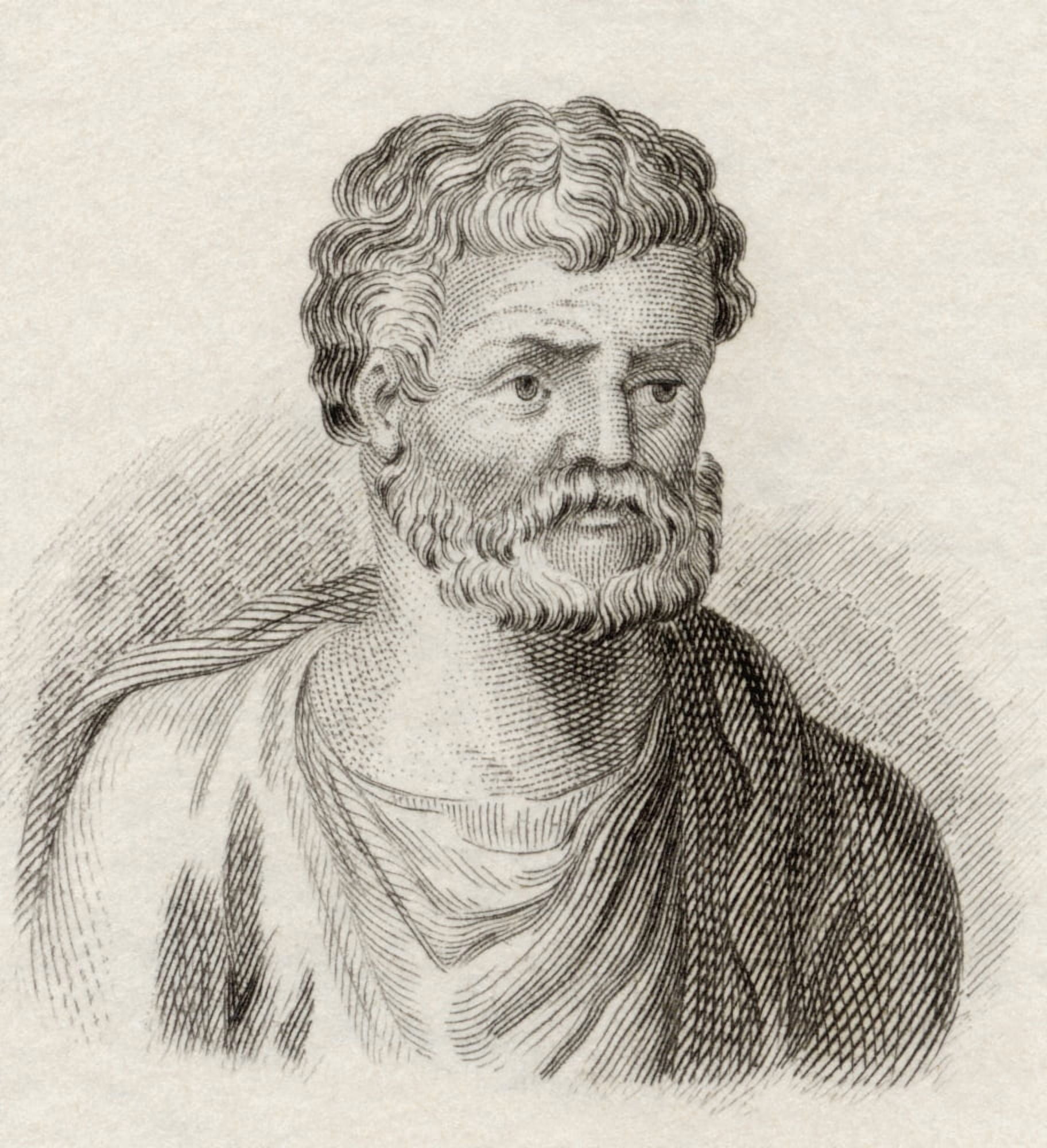 Marcus Mettius Epaphroditus Of Chaeroneia Ancient Greek Grammarian Of The First Century From Crabbs Historical Dictionary Published 1825 Canvas Art - Ken Welsh Design Pics (28 x 30)