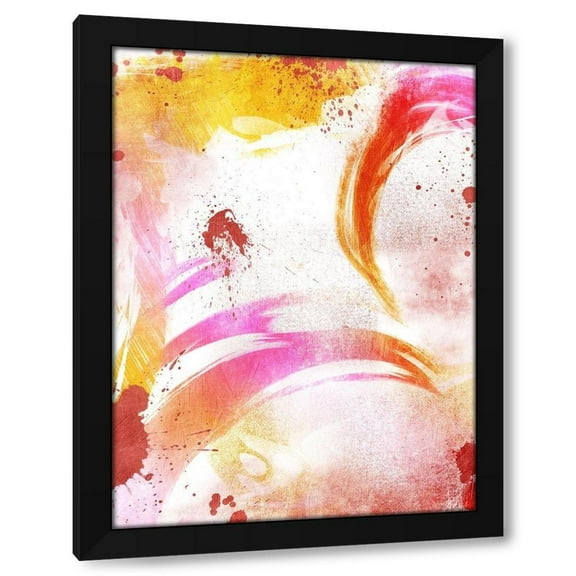 Marcus Prime 12x14 Black Modern Wood Framed Wall Art Titled - Juicy Prisma 1