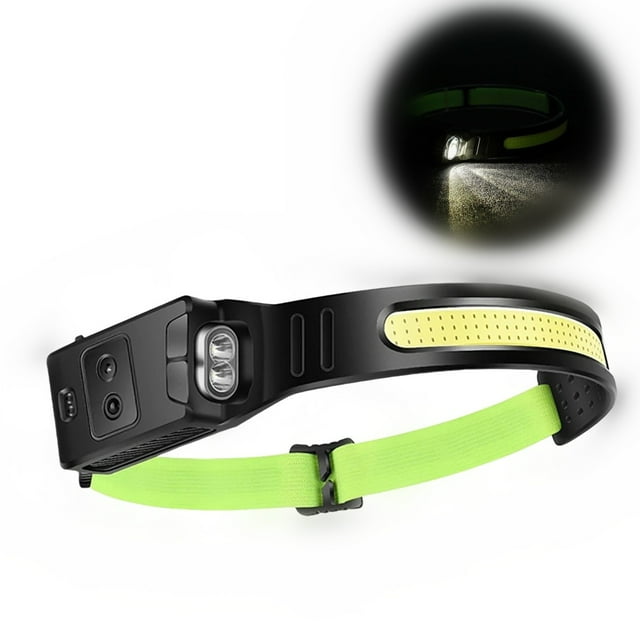 Marcuvmk Silicone Inductive Headlamp Type C Rechargeable Outdoor
