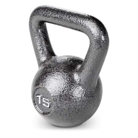 Marcy HKB-015 Hammertone Kettle Bell, 15 lb,Black