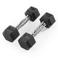 thumbnail image 1 of Marcy 5 lb Rubber Hex Dumbells (Pairs), 1 of 7