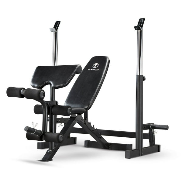 Marcy Deluxe Olympic Bench with Rack