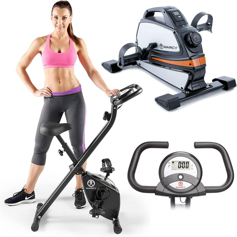 Marcy foldable exercise bike walmart hotsell