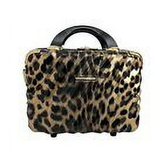 Marcy McKenna Hamptons Collection Hard Side Beauty Case - Leopard