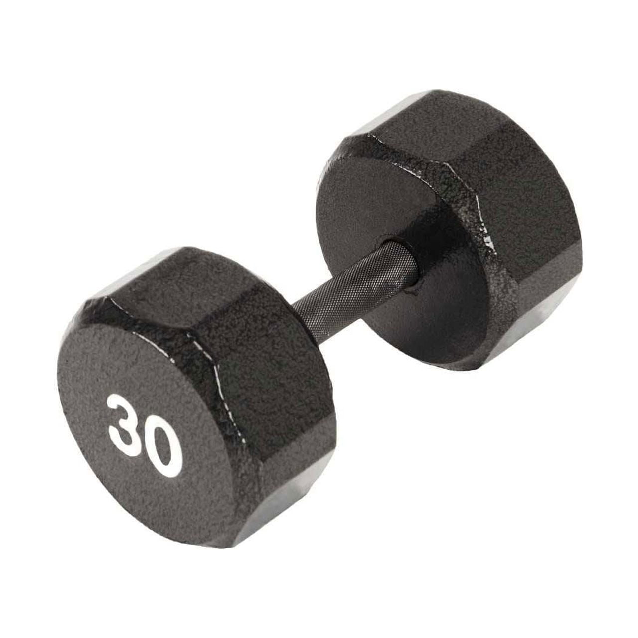 Marcy Pro TSA Hex 30 Pound Home Gym Iron Free Weight Single Dumbbell Black 1 Walmart