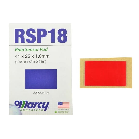 Marcy RSP18 Replacement Rain Sensor Pad Only - 41mm x 25mm x 1.5mm see details for fitment (Acrylic Adhesive)