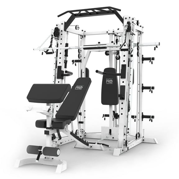 Marcy Power Cage, Smith Machine Gym System with Bench Press and Squat Rack