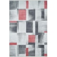 thumbnail image 1 of Mardan Red Modern Polyester Area Rugs for Living Room Washable Rugs Boho Moroccan Area Rug Soft Geometric Bohemian Distressed Indoor Rug for Bedroom Dining Room Office Foldable Nonslip Rug, 1 of 9