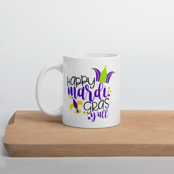 Mardi G Accenoffee Mug, oz, Mardi G Coffee Cup, Cute Mardi G Mug, Mardi G Gift, Cute Gift Idea, Louisiana Gift Idea.