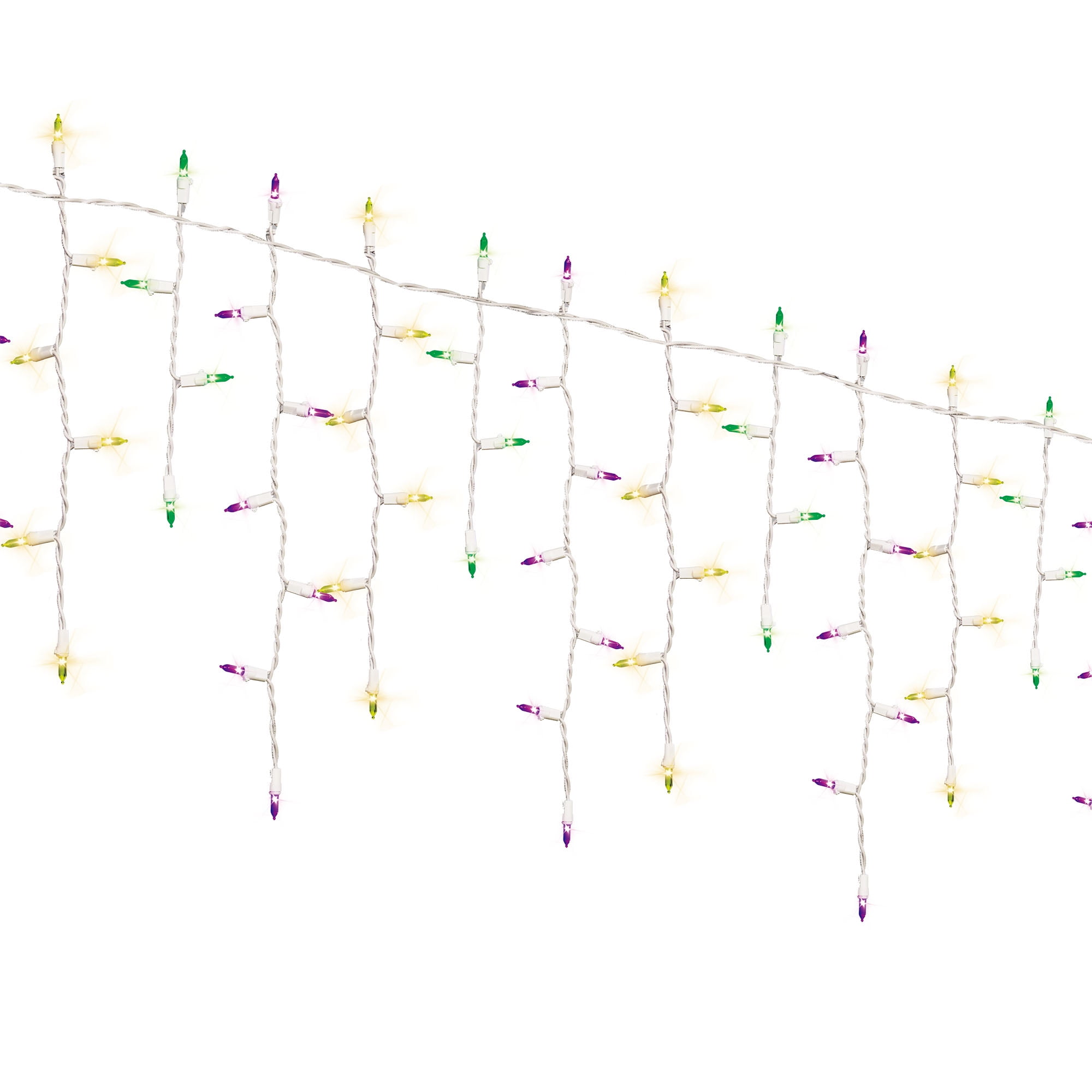 mardi gras lights white wire