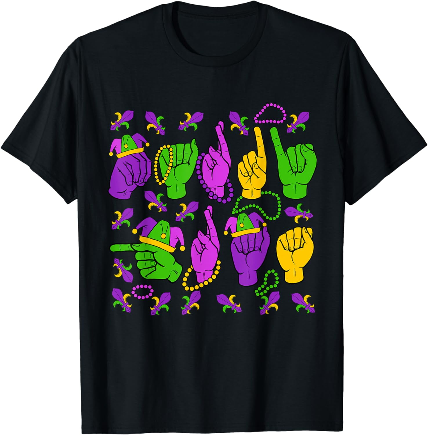 mardi gras asl sign