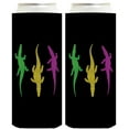 thumbnail image 1 of Mardi Gras Accessories Mardi Gras Gold Purple Alligators 2-Pack Ultra Slim Can Thermocoolers, 1 of 8